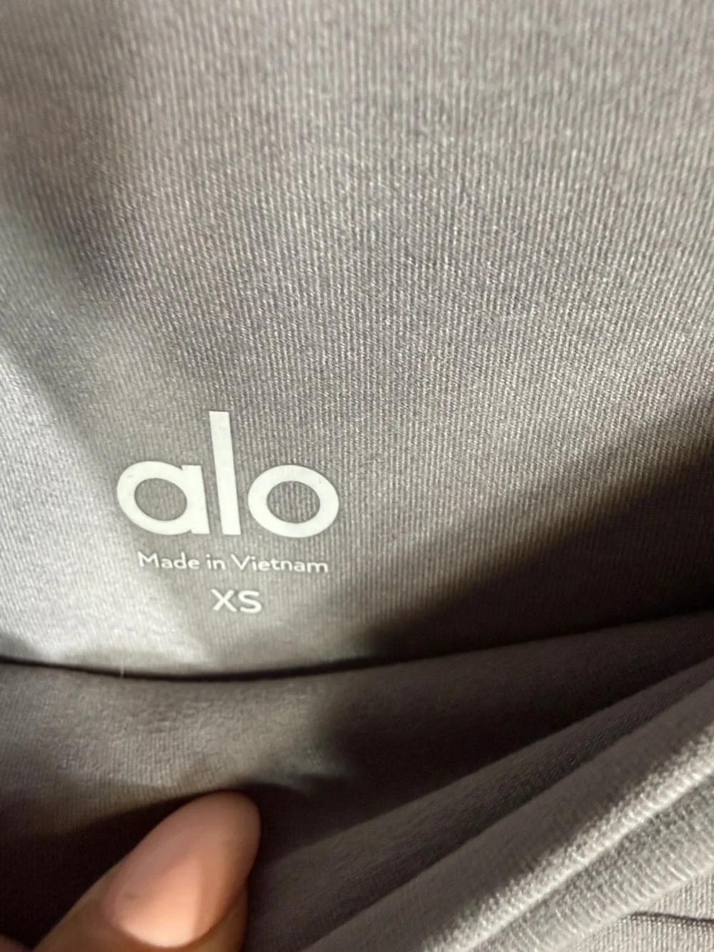 ALO Yoga Alosoft Washed Cool Grey High-Waist‎ Sunray Leggings extra small